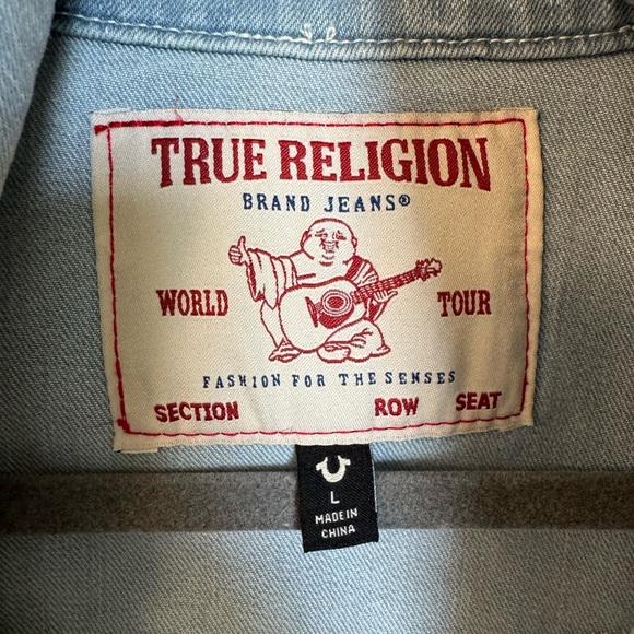 Men’s True Religion Denim Jacket - Picture 4 of 4